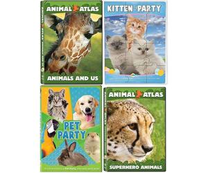 Animal Atlas DVD Collection: Animals and Us / Kitten Party / Pet Party / Super Hero Animals DVD