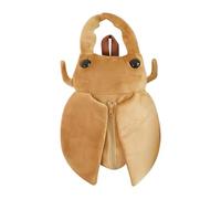 Animal Backpack, Plush Backpack, Kids Plush Bagpack, Travel Bagpack, Cuddly Plush Design Beetle Shape Animal Figure Sturdy Material Enhances Fun Adds Style Encourages Creativity Ideal for School