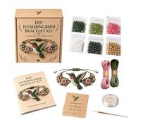 Animal Bead Bracelet Making Set, 3D Cute Jewelry Craft Kit For Family Begin