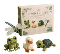 Animal Beading Craft Set - DIY 3D Embroidery Activity Kit, Creative Handmade Project | For Beginners Hobbyists Adults Parties Summer Camps Family Bonding Travel Car Entertainment Use, Animal Craft Kit