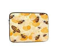Animal Bee - Funda para portátil de 10 pulgadas, diseño de colmena de abeja, para mujeres y hombres, resistente al agua, bolsa de transporte para computadora de negocios, a prueba de golpes