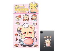 Animal Belly Stickers - 3D Squeezable Belly Decals | Cute Puffy Laptop Phone Notebook Stickers Waterproof Cartoon Animal Craft Decor for Kids, Adults, Journal, Planner Party Favors