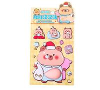 Animal Belly Stickers - 3D Squeezable Decals | Cute Laptop Phone Case Notebook Journal Planner Crafts Stickers for Kids Adults Party Favors