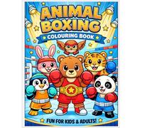 Animal Boxing Colouring Book: Fun for kids and adults
