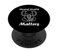 Animal Brain Illness Quote Elephant Mental Health Matters PopSockets PopGrip Adhesivo