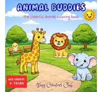 ANIMAL BUDDIES: The cheerful animal coloring book