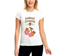 Animal Camiseta de Mujer Crossing Rip and Drag algodón Blanco - XL