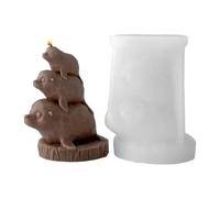 Animal Candle Mould - Realistic Animal Resin Casts, Multi Use Silicone Shaping Block with Heat Resistant Base, Vibrant Creative Desktop Crafts, Ideal for Workplace Dorm Apartment