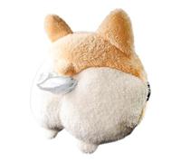 Animal Car Tissue Holder, Plush Dog Napkin Box, Soft Auto Tissue Storage Case, Seat Back Headrest Design, SUV RV Truck Sedan Use, for Travel School Run Camping Family Road Trips 9.45x7.87 Inches