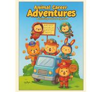 Animal Career Adventures: A Coloring Book for Toddlers Ages 3-5