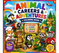 Animal Careers & Adventures Coloring Book: Fun Animal Jobs, Creative Careers, and Exciting Adventures for Kids Ages 4-8