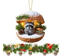 Animal Christmas Tree | Ornament 2D Flat Decorative Holiday Decoration