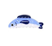 Animal Claw Clips - Stylish Hair Accessory | Cute Sardine Claw Clip For Vacation, School, Daily, Commuting, Wedding, Festival, Sports, Beach, Girls, Non-Slip Grip, Durable