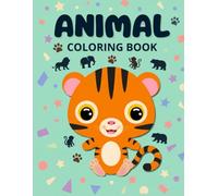 Animal Coloring Book: ABC Alphabet Coloring Pages with Safari, Farm, and Sea Creatures for Toddlers and Kids Ages 3-7