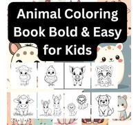 Animal Coloring Book Bold & Easy for Kids