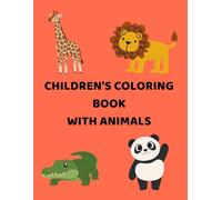 Animal coloring book for children - 50 designs with 40 cute animals to color in
