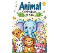 Animal Coloring Book for Kids: 25 Fun and Easy Line Art Pages for Children: Simple Outlined Animal Illustrations on White Backgrounds - Perfect for Little Artists!