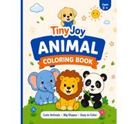 Animal Coloring Book for Kids: 26 Alphabetical Cute and Easy Animals to Color for Boys and Girls Ages 3 and above, Cute animals, big shapes, easy to ... Color, smile and discover the animal kingdom!