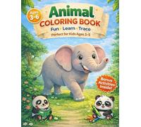 Animal Coloring Book for Kids: Ages 3-5 | Learn ABC with Animals