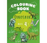 Animal Coloring Book for Kids Ages 4-7: Dinosaur themed | 50 Fun Pages | Easy Coloring Book for Boys & Girls | Perfect Gift for Children