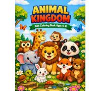 Animal Coloring Book for Kids Ages 4-8: Animal Kingdom: Fun Pages with Farm Animals, Jungle Animals, Safari Wildlife & Ocean Creatures - Bold Easy ... for Boys, Girls, Toddlers & Preschoolers