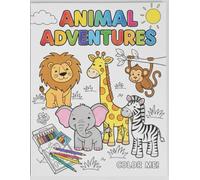 Animal Coloring Book for Kids: Easy and Clear Animal Pictures with Names for Coloring Fun