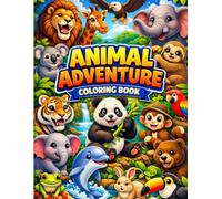 Animal Coloring Book for Kids: Fun and Easy Animal Coloring Pages for Kids Ages 3-8 | Cute Animals, Big Designs, Stress-Free Coloring