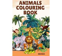 Animal Coloring Book: Fun and Easy Coloring Pages for Kids Ages 3-6