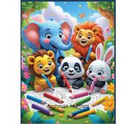 Animal Coloring & Drawing Book for Kids: Color and Draw with 30 Adorable Animal Designs and 50 Extra Blank Pages