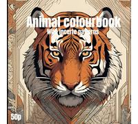 Animal colourbook with intricate patterns: Animal colourbook for kids and adults