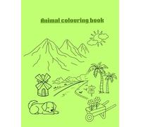 Animal colouring book: 8.5X11 Inches