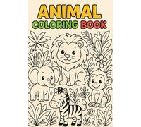 Animal Colouring Book: Easy to colour for Children!