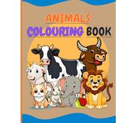 animal colouring book for 5 to 10 years old kids