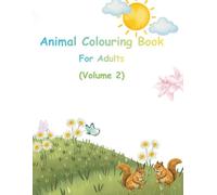 Animal Colouring Book For Adults Volume-2