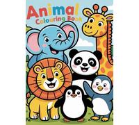Animal Colouring Book for Kids: 32 Fun & Easy Animal Designs for Travel, Holidays & Quiet Time