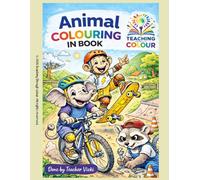 Animal Colouring Book for Kids 4-8: Funny Animal Jobs & Activities