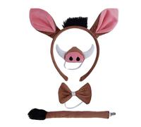 Animal Cosplay Costume,Warthogs Dress Up Costume Kit | Realistic Design Fancy Dress Costume Kit for Cosplay Parties, Halloween Costume Parties, and Stage Performances