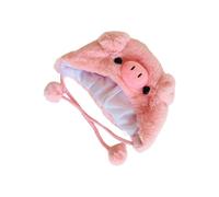 Animal Cosplay Hat - Soft Pet Headwear for Celebration | Plush Fabric with Adjustable Band, Funny Cat Dog Accessory, Party Costume for Christmas Photoshoot Home Gathering