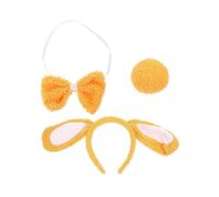 Animal Cosplay Set Drop Ear Dog Costumes for 2Sets with Bowtie
