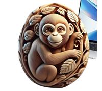 Animal Craft Egg - Carved Animals Craft Eggs | Home Egg Decor | Easter Eggs Decorations | Resin Carved Decorations Animal Tabletop Centerpiece Tray Ornaments For Beginners Kids Table
