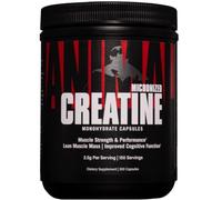 Universal Nutrition ANIMAL CREATINE CAPSULES (150 raciones) contiene monohidrato de creatina de fácil absorción, aumenta el metabolismo energético de las células y la capacidad del organismo