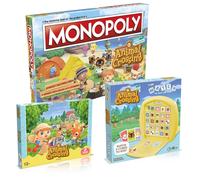 Animal Cruce Juego 3er Set: Monopoly+Partido+Puzzle (1000 Piezas) Spielpaket
