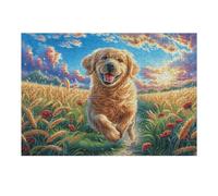 Animal de compañía Puzzle 1000 Piezas Creativo Circular Rompecabezas Familiar para Adultos Y Niños A 12 Años 3D Maquetas Construir Aliviar Estrés 300 PCS