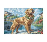 Animal de compañía Puzzles 1000 Piezas Familiar 3D Entretenimiento Creativo DIY Moderno para Familia Desafío Impossible Decoración Hogar Estera Portátil 1000 PCS