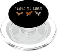 Animal De Granja Amor A Mis Chicas Granjero Gallina Pollo PopSockets PopGrip para MagSafe