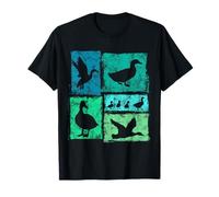 Animal de Granja con Estampado Retro de Pato «I Love Ducks Farmer» Camiseta