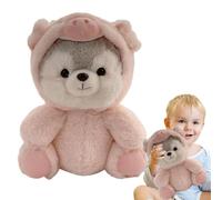 Animal de Husky - Cute Creative Pet Transformado Koala Pig Fox Dinosaur Peluche - Cuddly Stuffed Husky Dog Plush, Stuffed Dog Peluche para sofá dormitorio Car Decor