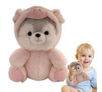 Animal de Husky - Cute Creative Pet transformado Koala Pig Fox Dinosaur Peluche,Koala Pig Fox Dinosaur Husky Dolls para dormir calmante peluche para perros peluche