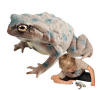 Animal de Juguete de Sapo Miniatura Coleccionable Estatua Rana Modelo