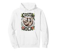 Animal de la Selva de Costa Rica, Lindo Perezoso Colgando de una Rama Sudadera con Capucha